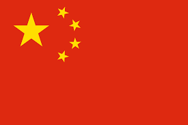 Imagem da bandeira do pas China