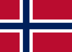 Imagem da bandeira do pas Noruega